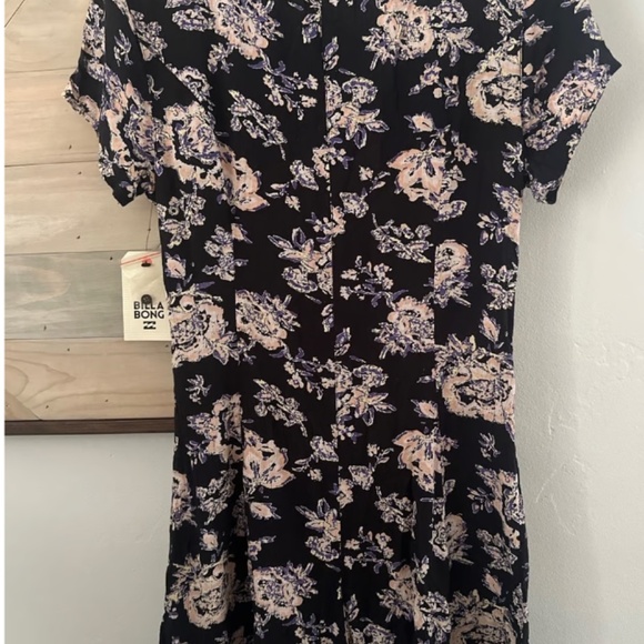 Billabong Festival Frenzy Floral Navy Romper - Picture 2 of 7